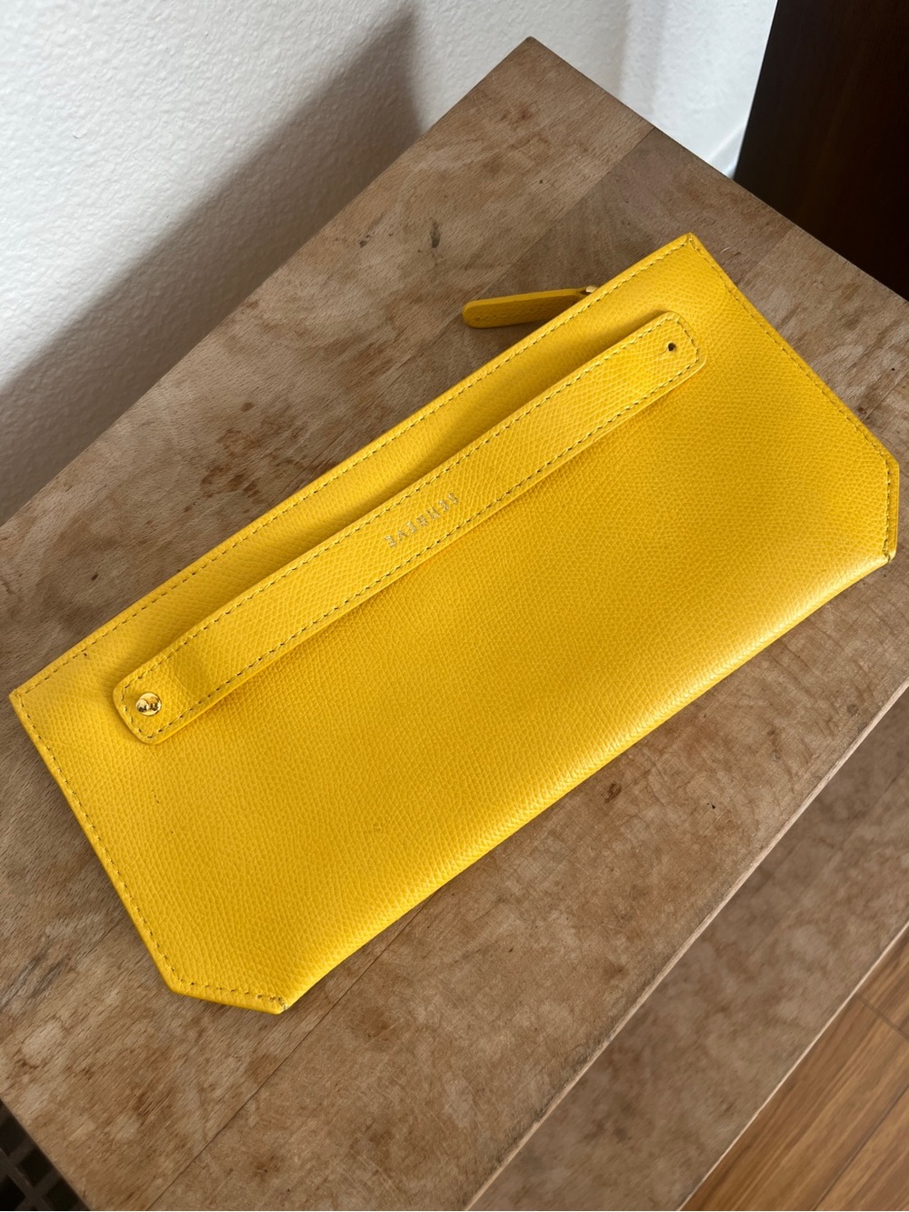 Senreve Bracelet Pouch in Dandelion (Bright Yellow)